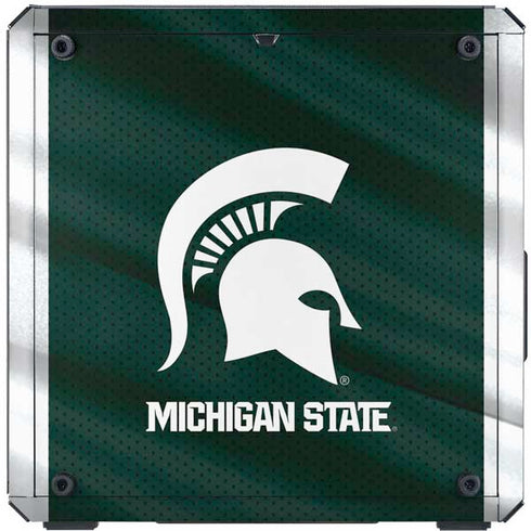 Michigan State University Away Grey Jersey Cooler Master MasterBox Q300L Mini Tower Skin