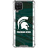 Michigan State University Away Grey Jersey Galaxy A12 Clear Case