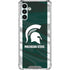 Michigan State University Away Grey Jersey Galaxy A13 5G Clear Case