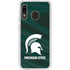 Michigan State University Away Grey Jersey Galaxy A20 Clear Case