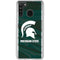Michigan State University Away Grey Jersey Galaxy A21 Clear Case