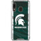 Michigan State University Away Grey Jersey Galaxy A30 Clear Case