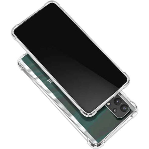 Michigan State University Away Grey Jersey Galaxy A32 5G Clear Case