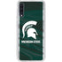 Michigan State University Away Grey Jersey Galaxy A50 Clear Case
