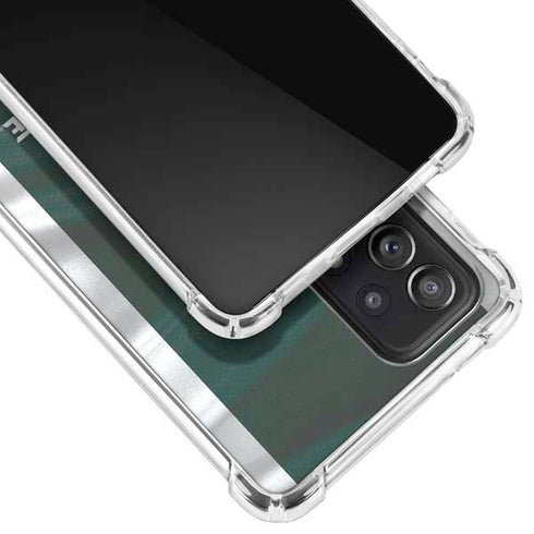 Michigan State University Away Grey Jersey Galaxy A52 5G Clear Case