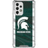 Michigan State University Away Grey Jersey Galaxy A53 5G Clear Case