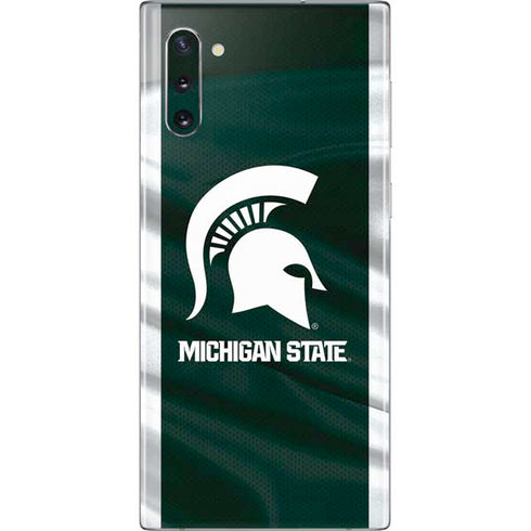 Michigan State University Away Grey Jersey Galaxy Note 10 Skin