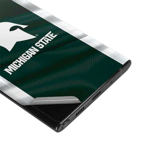 Michigan State University Away Grey Jersey Galaxy Note 10 Skin
