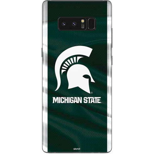 Michigan State University Away Grey Jersey Galaxy Note 8 Skin