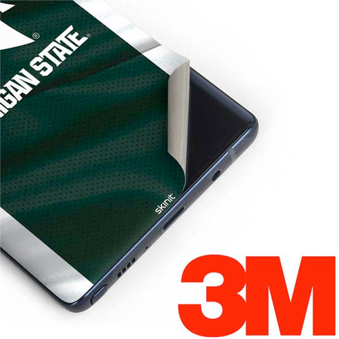 Michigan State University Away Grey Jersey Galaxy Note 9 Skin
