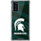 Michigan State University Away Grey Jersey Galaxy Note20 5G Clear Case
