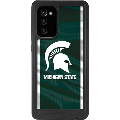 Michigan State University Away Grey Jersey Galaxy Note20 5G Waterproof Case