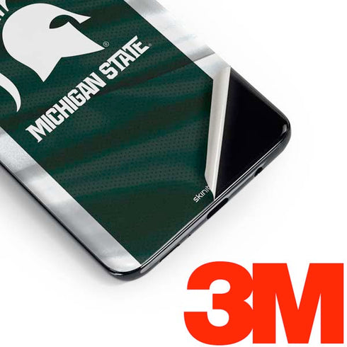 Michigan State University Away Grey Jersey Galaxy S10 Plus Skin