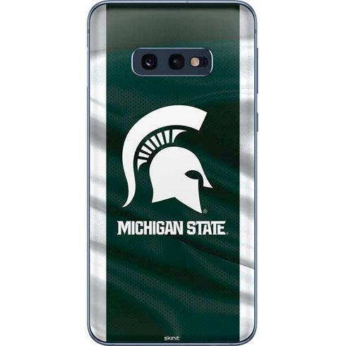 Michigan State University Away Grey Jersey Galaxy S10e Skin