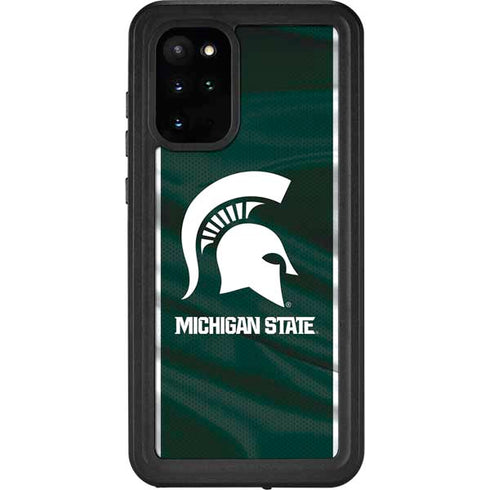 Michigan State University Away Grey Jersey Galaxy S20 Plus Waterproof Case