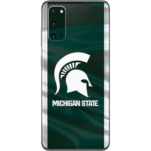 Michigan State University Away Grey Jersey Galaxy S20 Skin