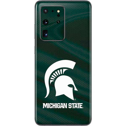 Michigan State University Away Grey Jersey Galaxy S20 Ultra 5G Skin