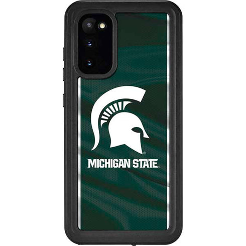 Michigan State University Away Grey Jersey Galaxy S20 Waterproof Case