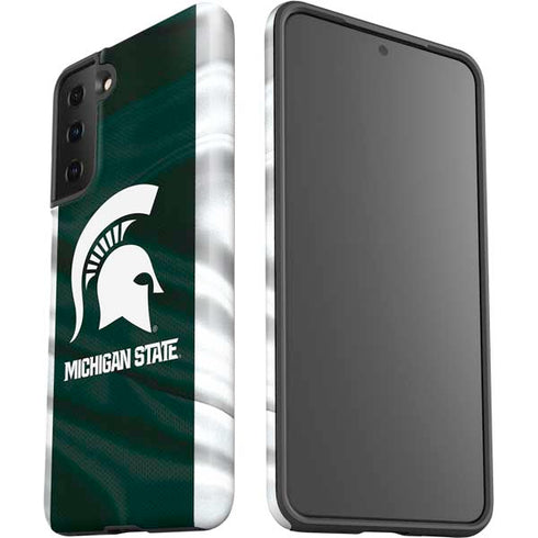 Michigan State University Away Grey Jersey Galaxy S21 FE Pro Case