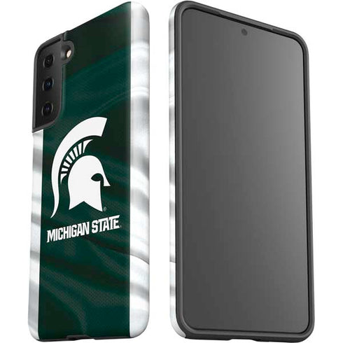 Michigan State University Away Grey Jersey Galaxy S21 Plus 5G Pro Case
