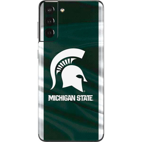 Michigan State University Away Grey Jersey Galaxy S21 Plus 5G Skin