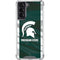 Michigan State University Away Grey Jersey Galaxy S22 Clear Case