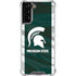 Michigan State University Away Grey Jersey Galaxy S22 Plus Clear Case