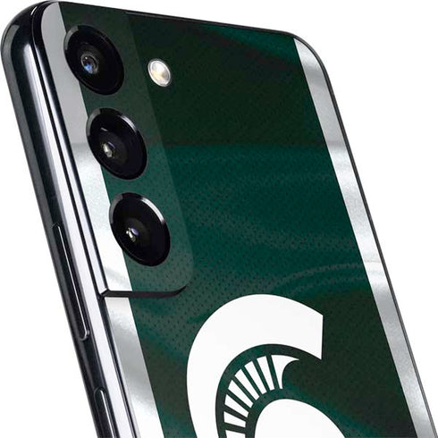 Michigan State University Away Grey Jersey Galaxy S22 Plus Skin