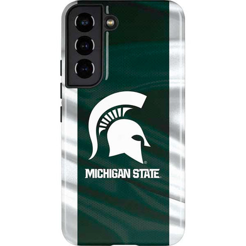 Michigan State University Away Grey Jersey Galaxy S22 Pro Case
