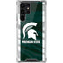 Michigan State University Away Grey Jersey Galaxy S22 Ultra Clear Case
