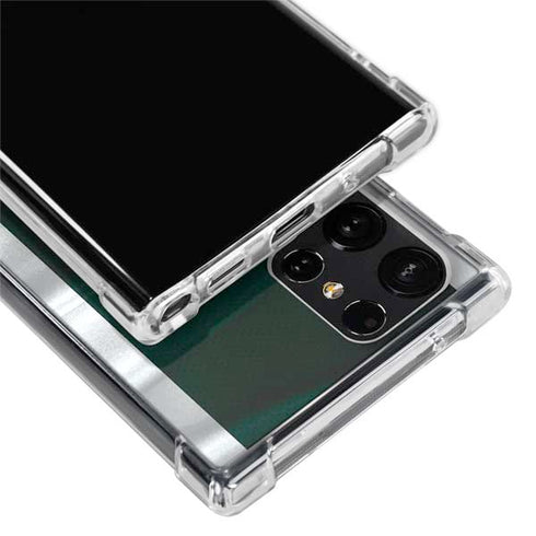 Michigan State University Away Grey Jersey Galaxy S22 Ultra Clear Case