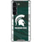Michigan State University Away Grey Jersey Galaxy S23 Clear Case