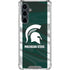 Michigan State University Away Grey Jersey Galaxy S23 FE Clear Case