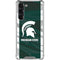 Michigan State University Away Grey Jersey Galaxy S23 Plus Clear Case