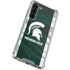 Michigan State University Away Grey Jersey Galaxy S23 Plus Clear Case