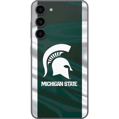 Michigan State University Away Grey Jersey Galaxy S23 Plus Skin