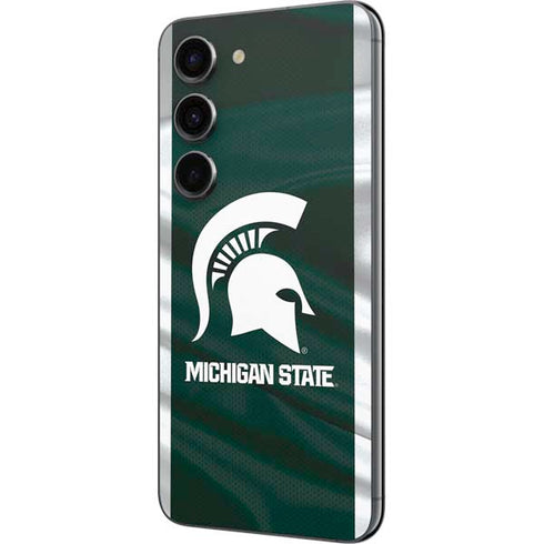Michigan State University Away Grey Jersey Galaxy S23 Skin