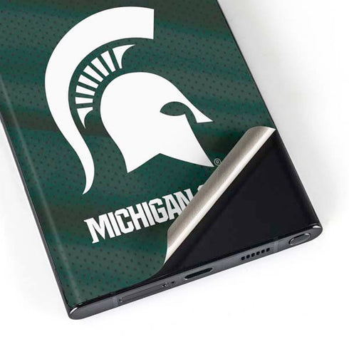 Michigan State University Away Grey Jersey Galaxy S23 Ultra Skin