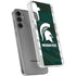 Michigan State University Away Grey Jersey Galaxy S24 Plus Clear Case