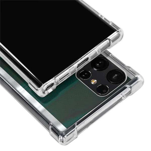Michigan State University Away Grey Jersey Galaxy S24 Ultra Clear Case