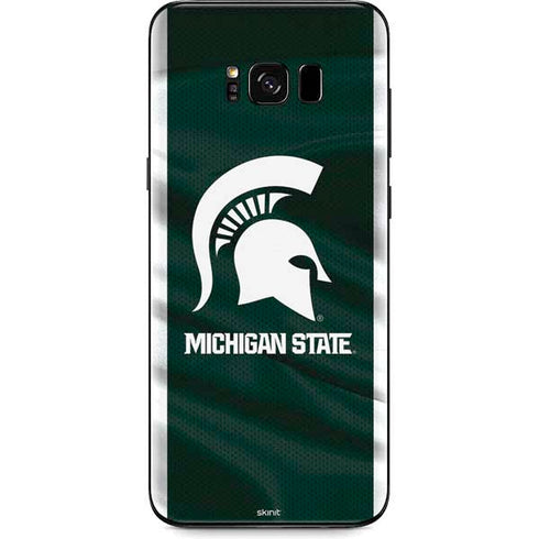 Michigan State University Away Grey Jersey Galaxy S8 Plus Skin