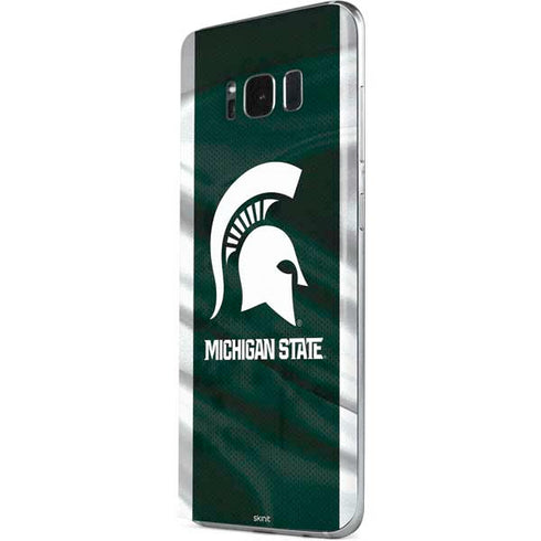 Michigan State University Away Grey Jersey Galaxy S8 Skin