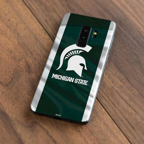 Michigan State University Away Grey Jersey Galaxy S9 Plus Skin