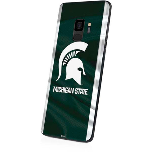 Michigan State University Away Grey Jersey Galaxy S9 Skin