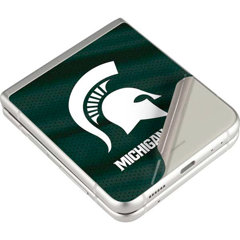 Michigan State University Away Grey Jersey Galaxy Z Flip3 5G Skin