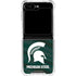 Michigan State University Away Grey Jersey Galaxy Z Flip5 5G Clear Case