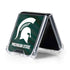 Michigan State University Away Grey Jersey Galaxy Z Flip5 5G Clear Case