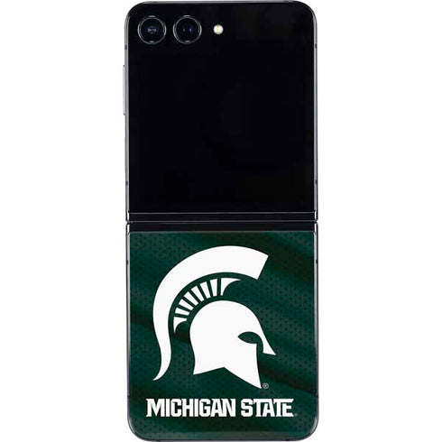 Michigan State University Away Grey Jersey Galaxy Z Flip5 5G Skin