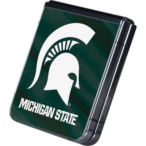 Michigan State University Away Grey Jersey Galaxy Z Flip5 5G Skin