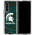 Michigan State University Away Grey Jersey Galaxy Z Fold4 5G Clear Case